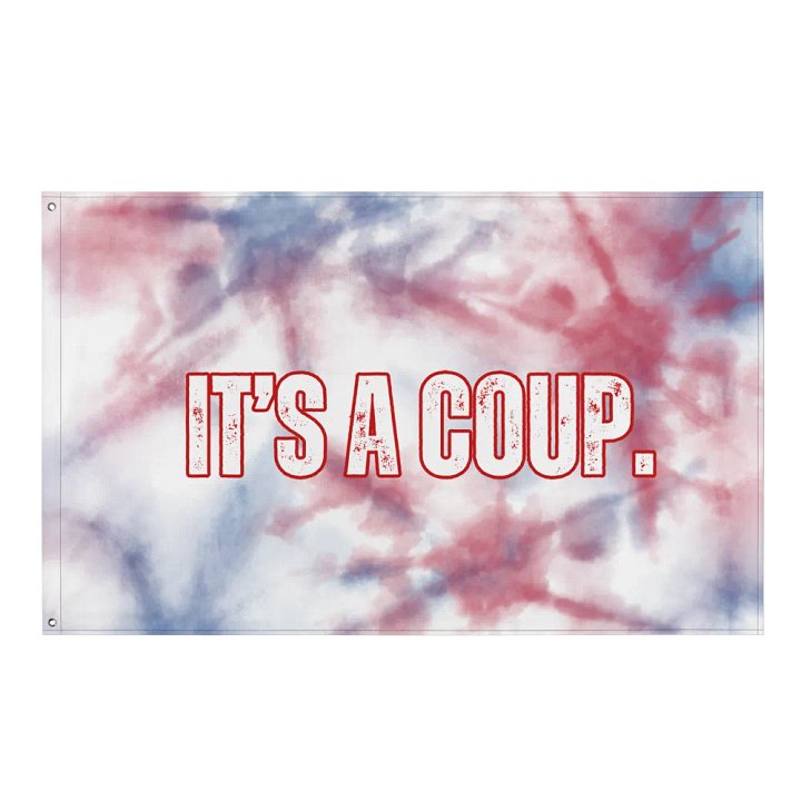Resistors, It's a Coup, Tie Dye Flag product image (1)