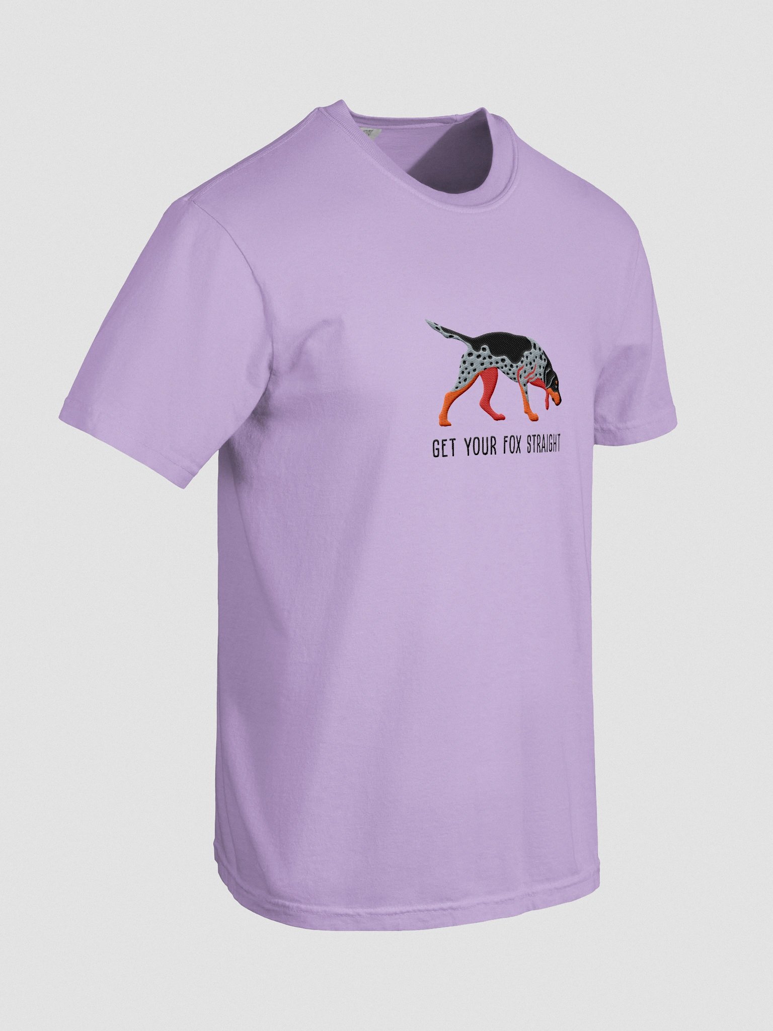 Get Your Fox Straight T-Shirt(Embroidered) of an American Foxhound(Blue) product image (11)