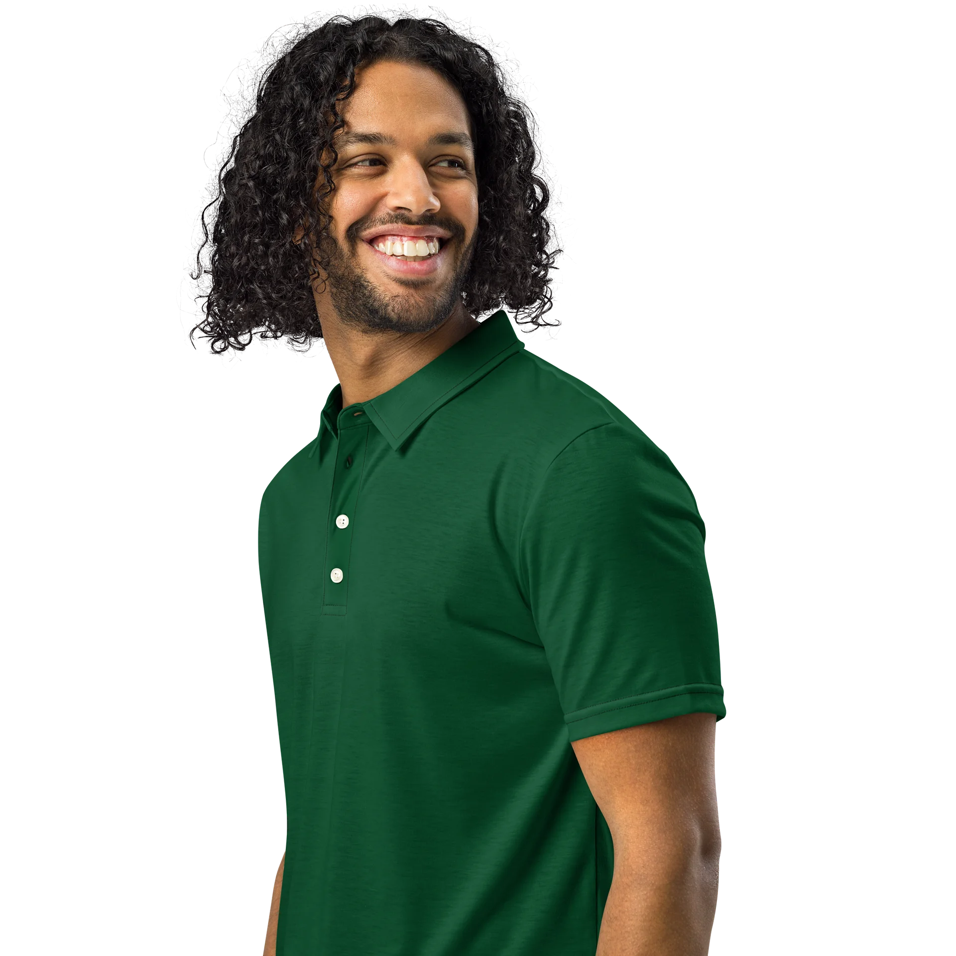 F&F Slim Fit Polo Shirt (GRN) product image (2)