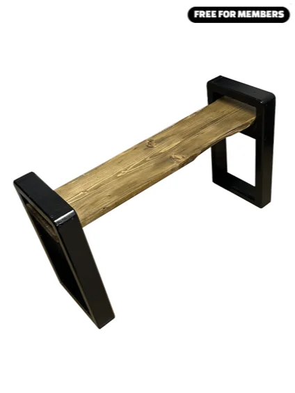 Bench from 2x4s and Scrap 2x10 product image (1)