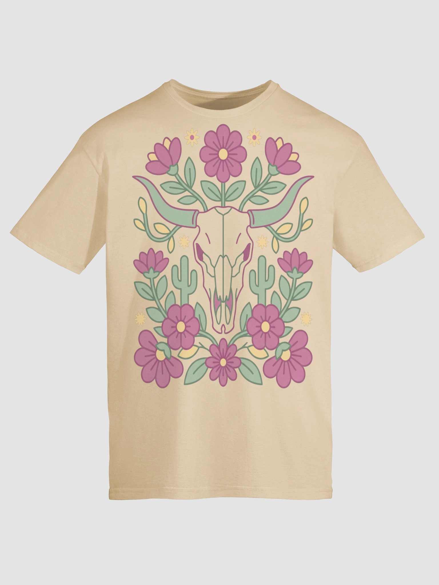Floral Cow Skull product image (2)