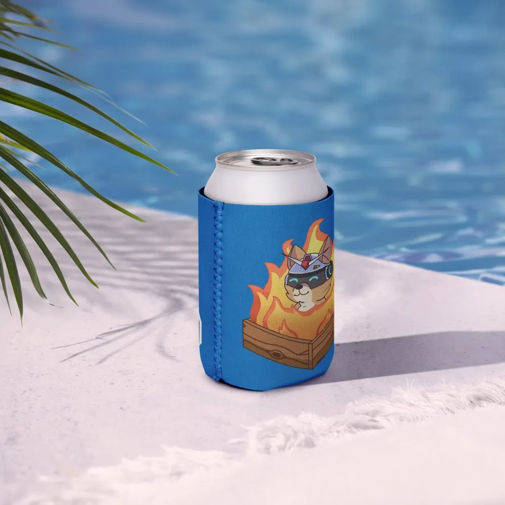 Burning Taku Koozie Can Cooler product image (7)