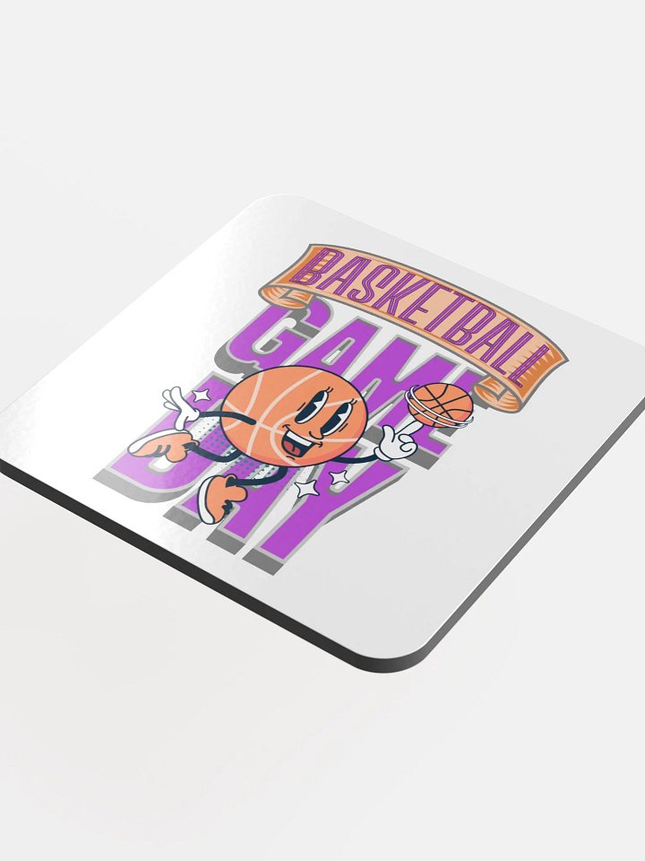 Game Day Basketball Delight Cork Coaster product image (1)