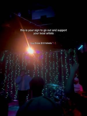 buy those tickets, support local artists #independentartist #seandiaz #cltartist #supportlocalartists 