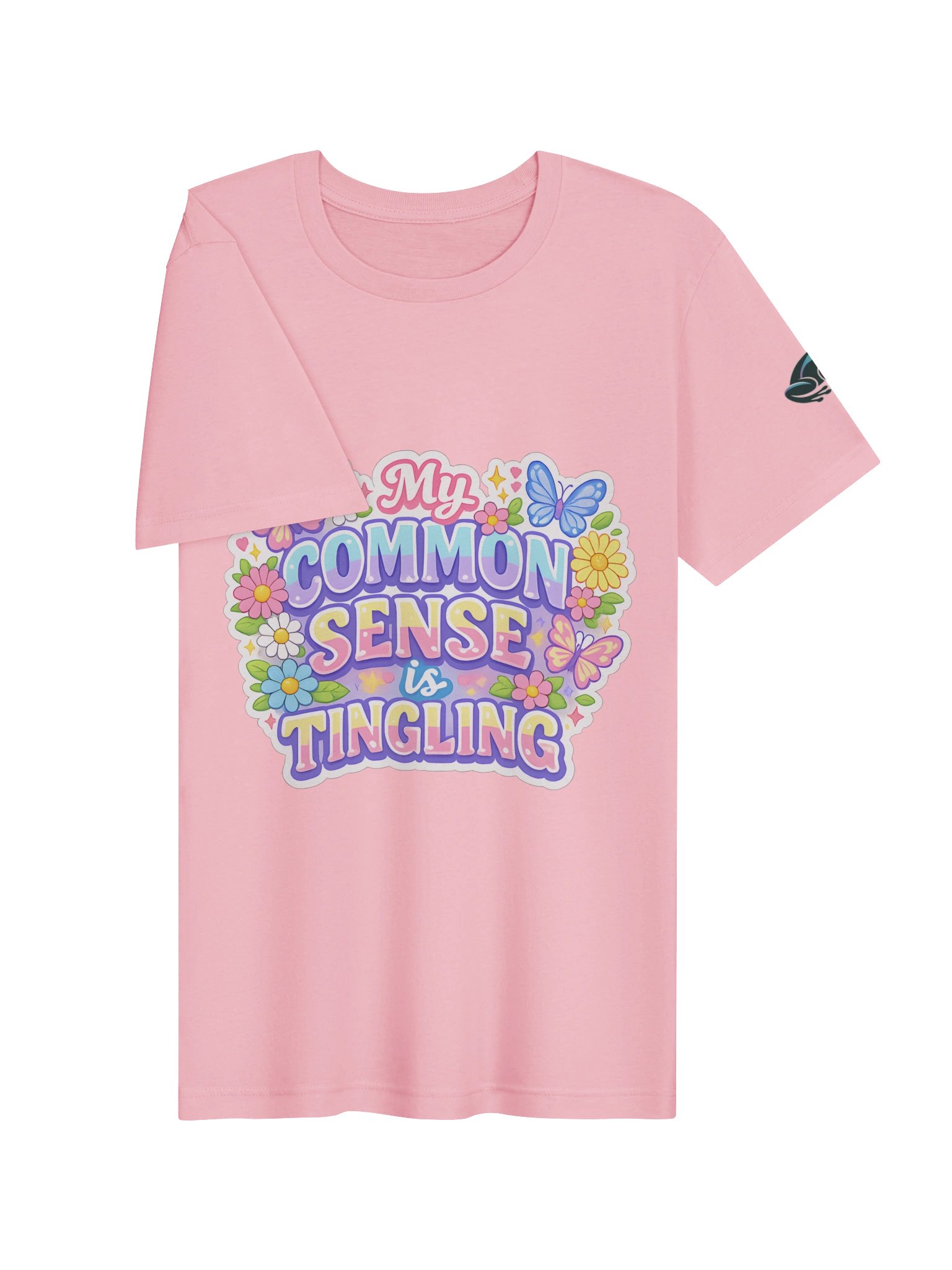 My Common Sense Is Tingling Sticker Tee product image (15)
