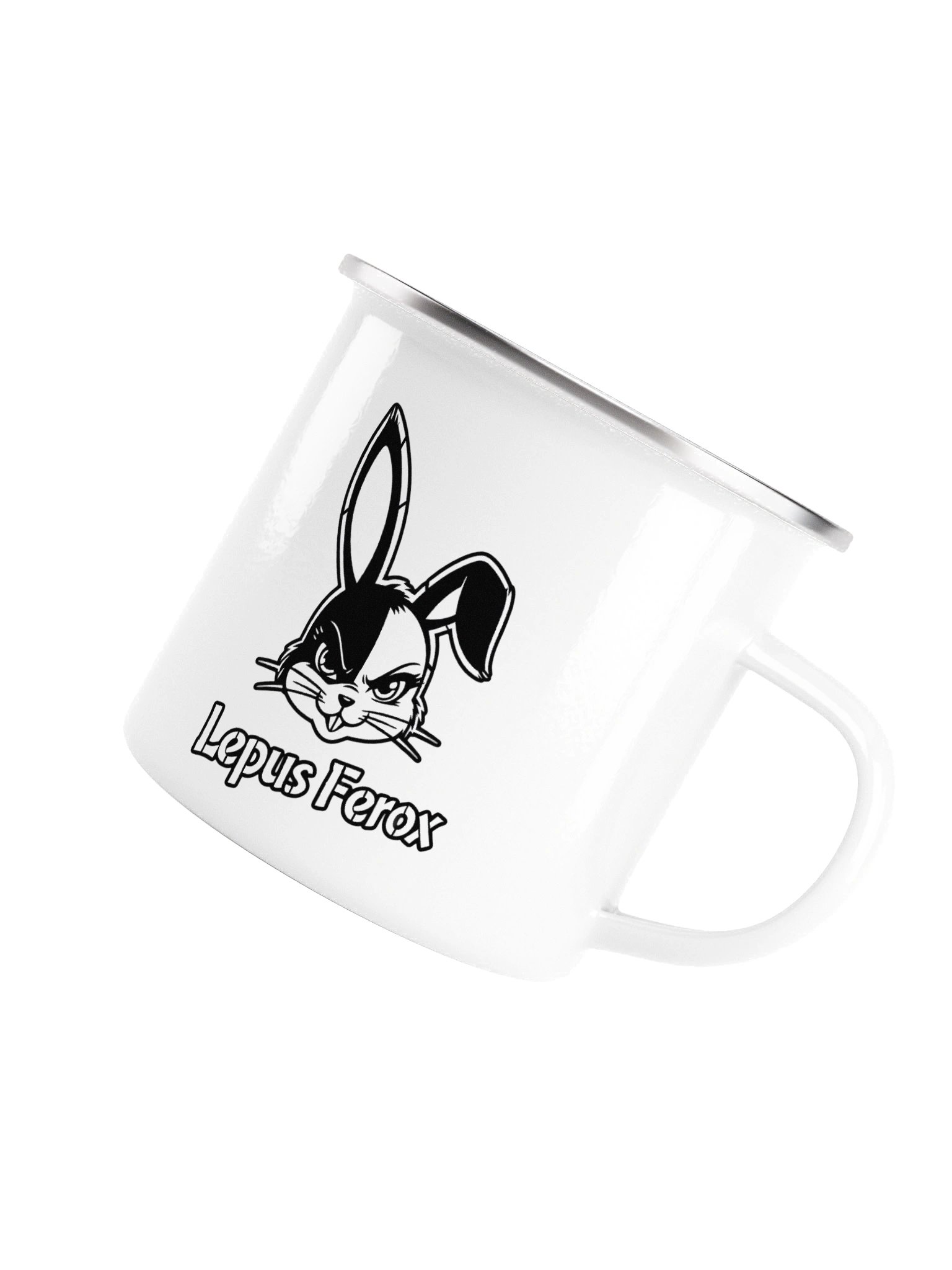Lepus Ferox — Signature Logo — Enamel Mug product image (5)