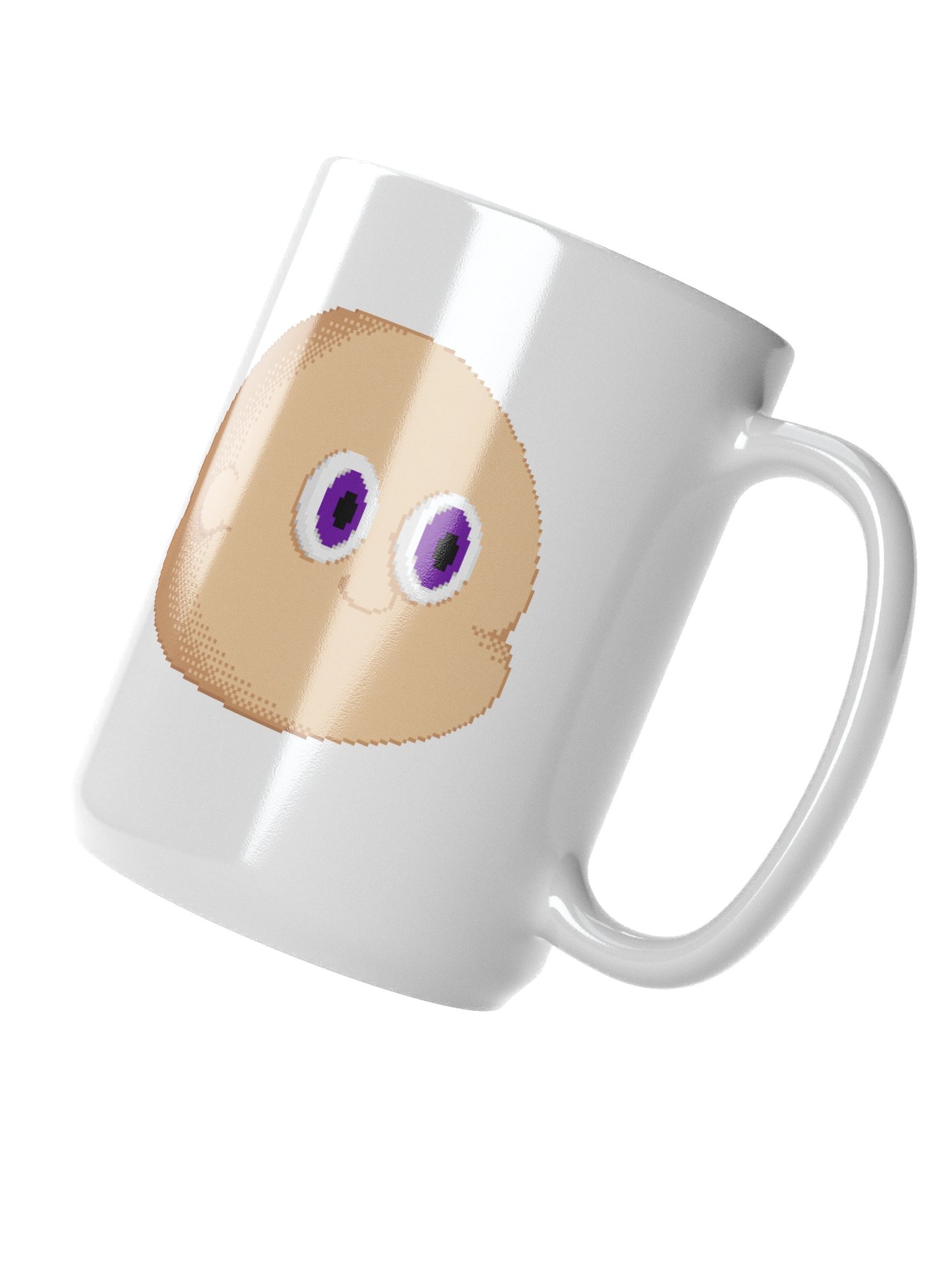 Pixel Baby Head Mug product image (3)