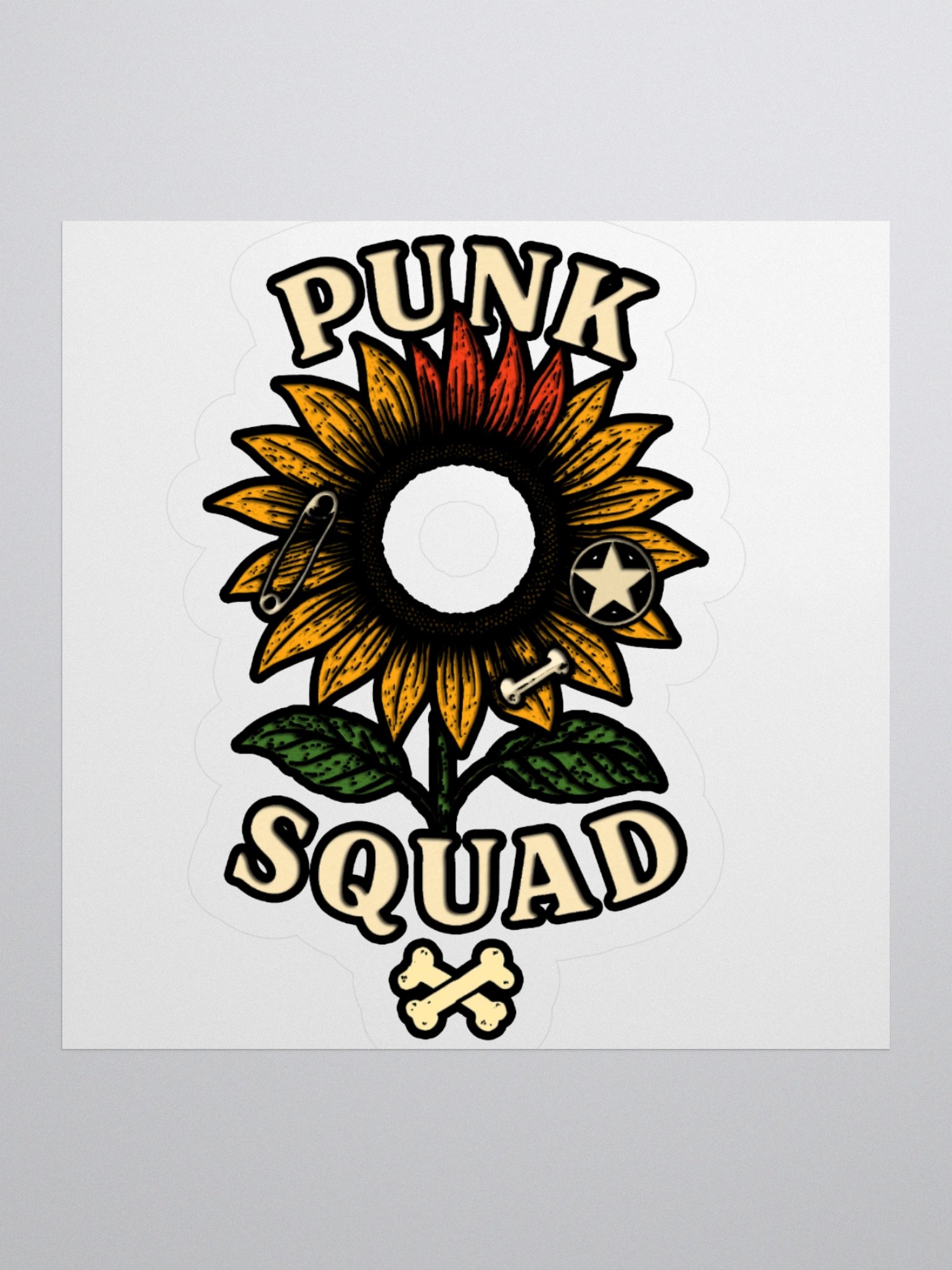 Punk Squad Flower Sticker product image (1)