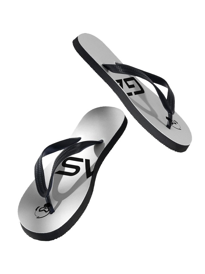 GZAS Flip Flops White/Black product image (2)
