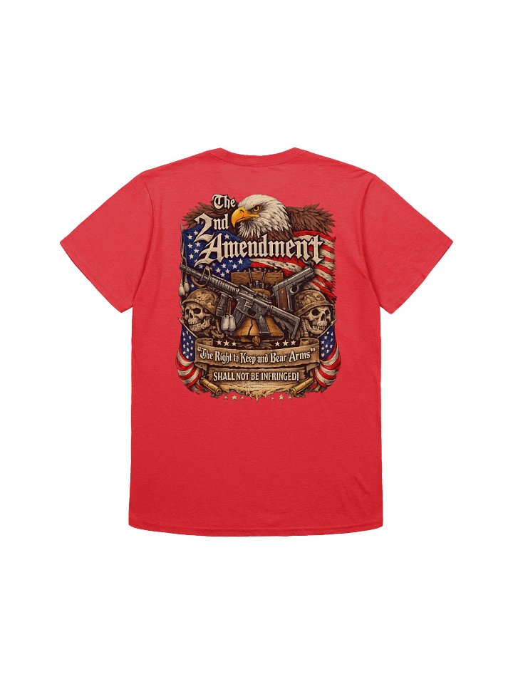 Doing USA 2nd Amendment – Patriotic Back Print Tee product image (86)