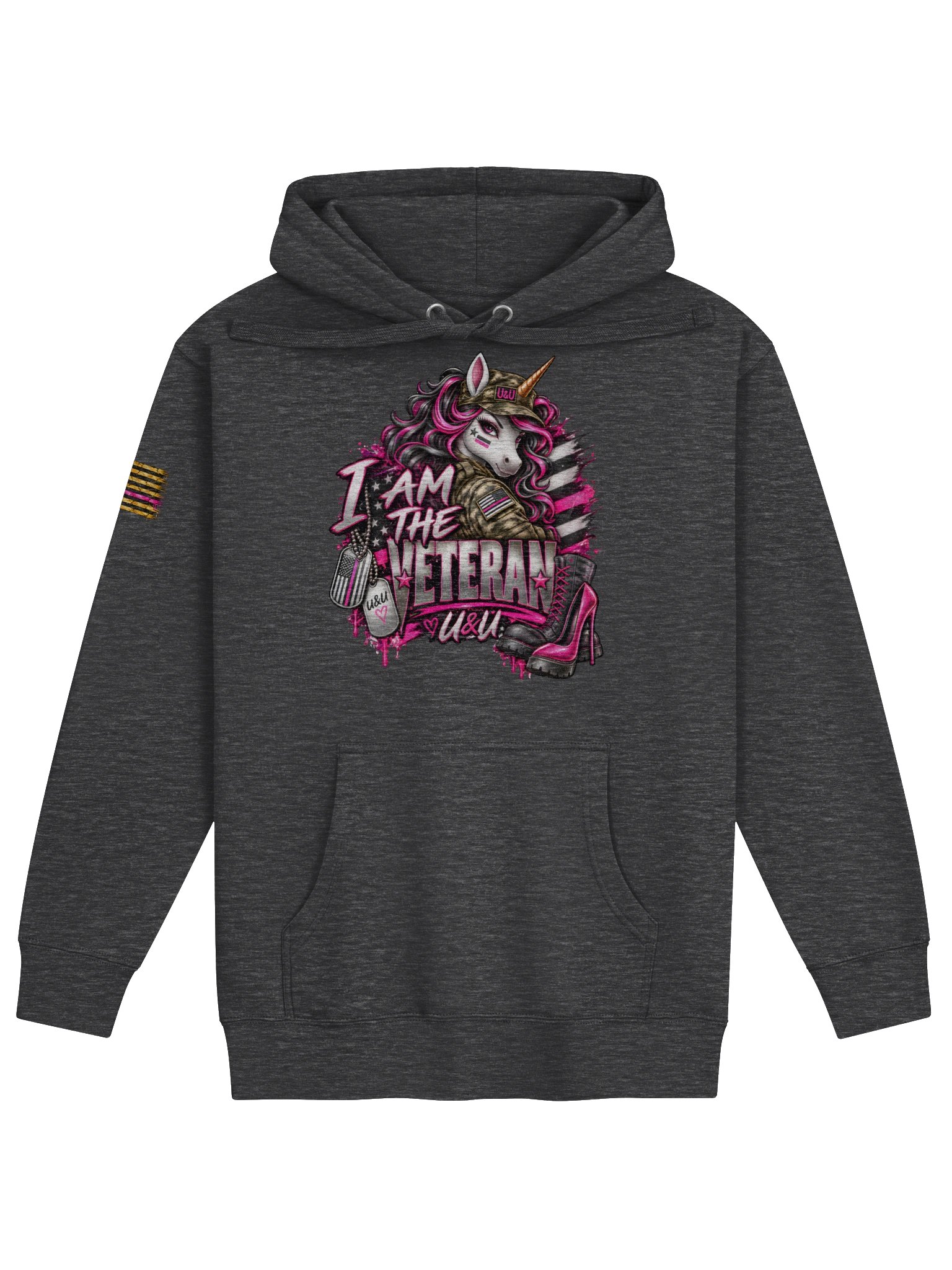 I am the Veteran Unicorn Hoodie product image (1)