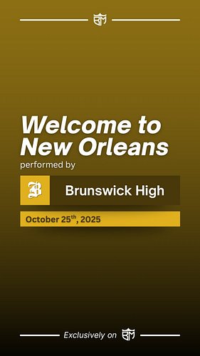 Performance Spotlight: Brunswick High School marching band performing their field show 
