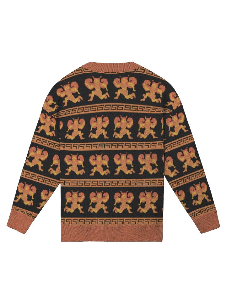 Gorgons traditional Fairisle style - red figure product image (6)