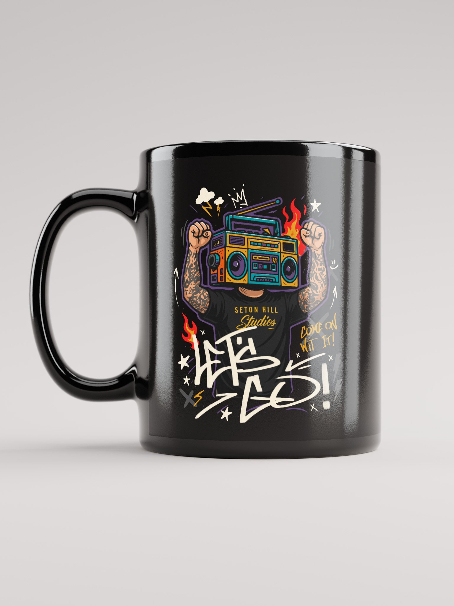 "Let's Go" Glossy Mug product image (3)