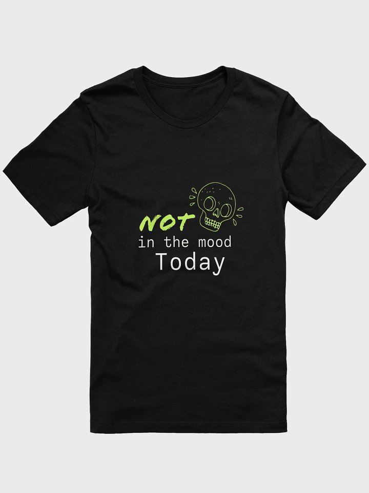 Sweat-Droplet Skull Mood T-Shirt product image (1)