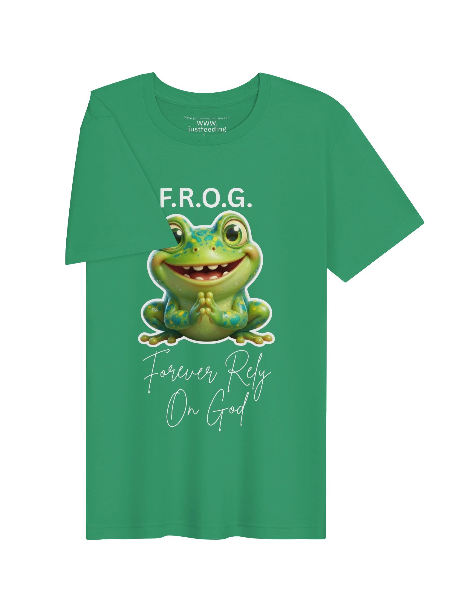 "F.R.O.G. Forever Rely On God" – Isaiah 26:4 & Proverbs 3:5-6 Christian Graphic T-Shirt product image (17)