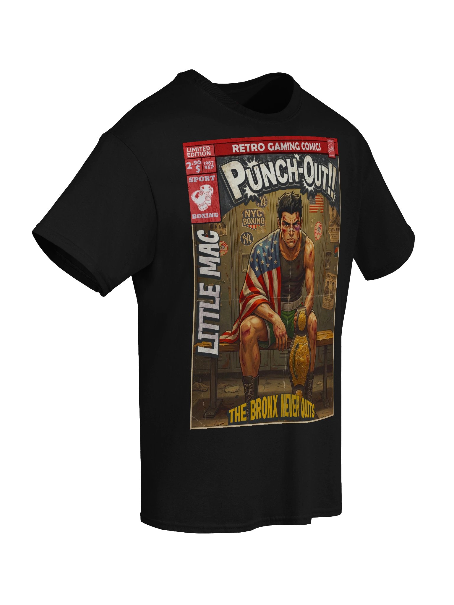 Punch-Out Comic Art T-Shirt product image (6)