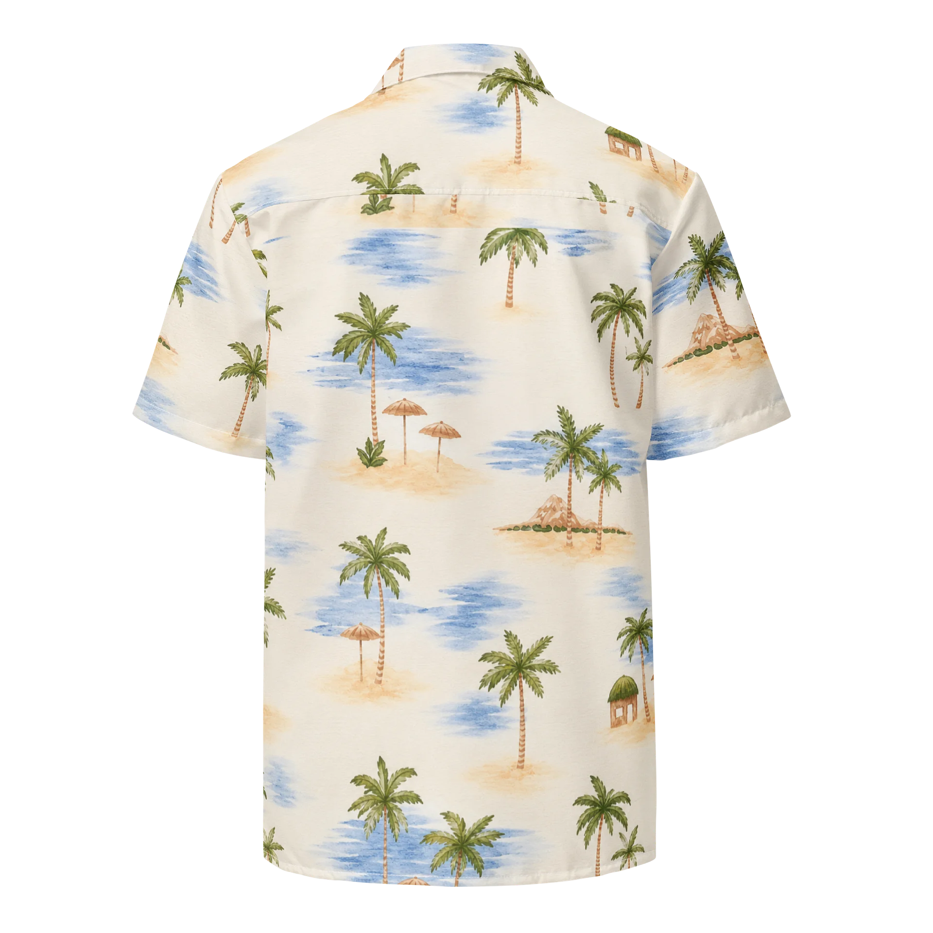 GTA VI Brian Heder Tropical Palm Tree & Cabana Hawaiian Shirt product image (5)