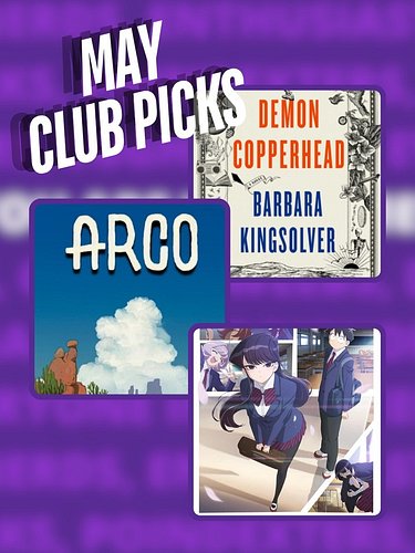 May club picks are here and we've got RANGE this month 🎯📚🌸

🎮 GAME CLUB: Arco
A gorgeous pixel-art tactical RPG with a Mesoam...