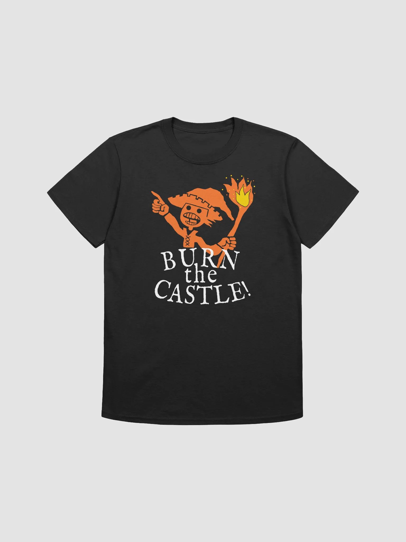 Medieval rebel peasant torchbearer Unisex T-Shirt product image (2)