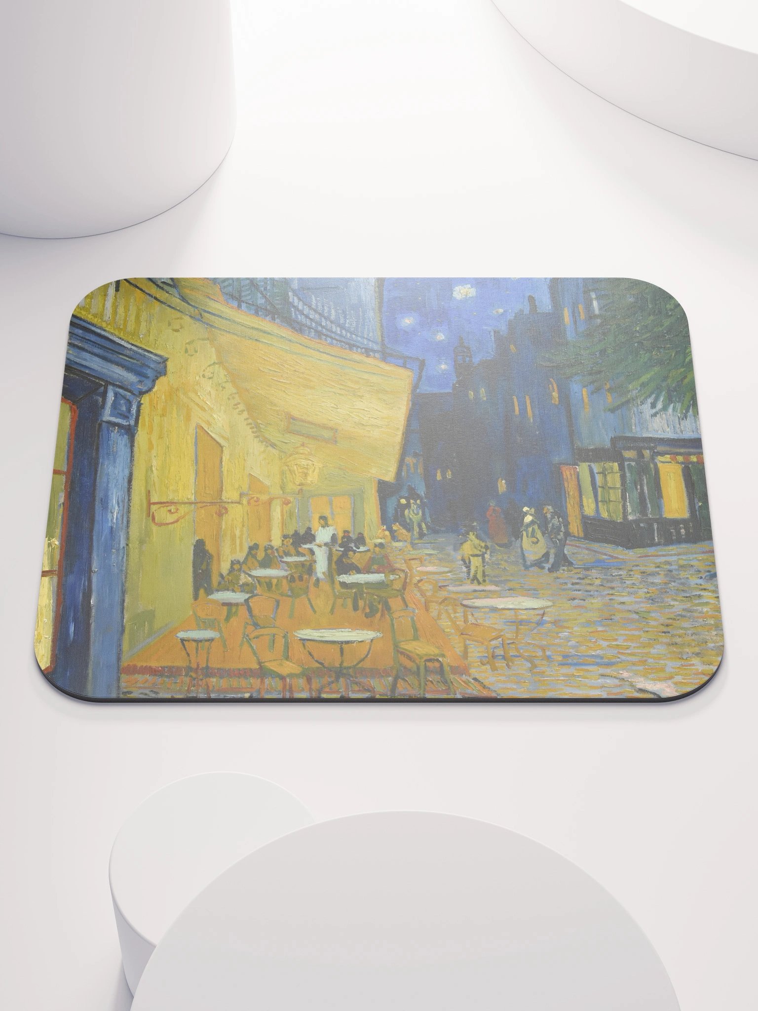 Van Gogh – Café Terrace at Night Mouse Pad product image (1)