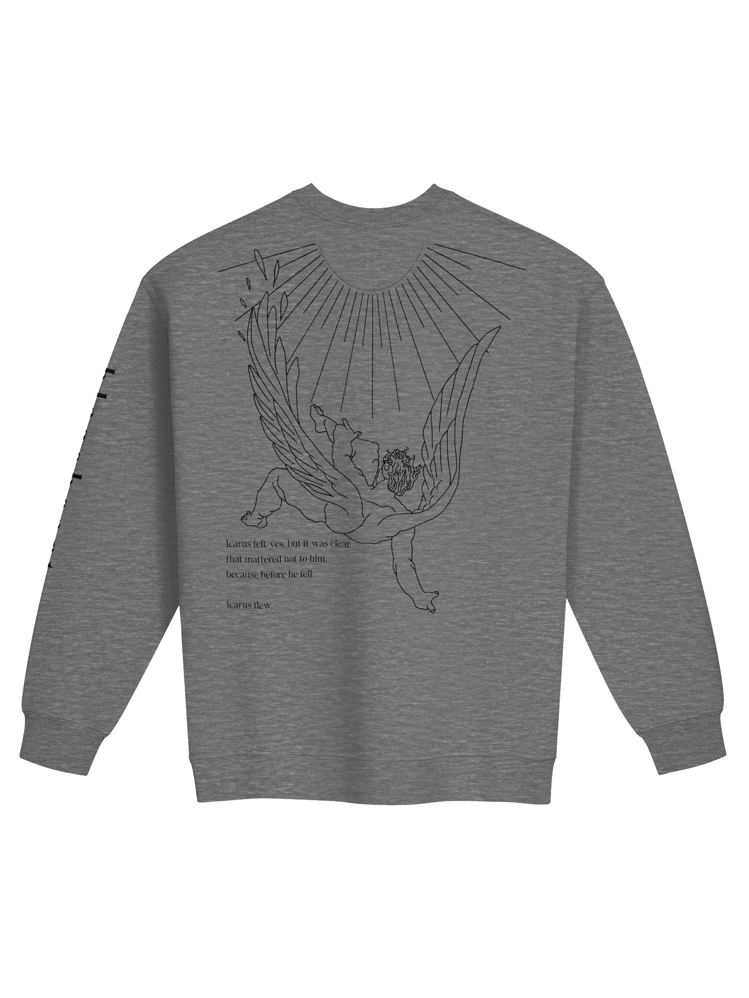 Icarus Crewneck Black product image (38)