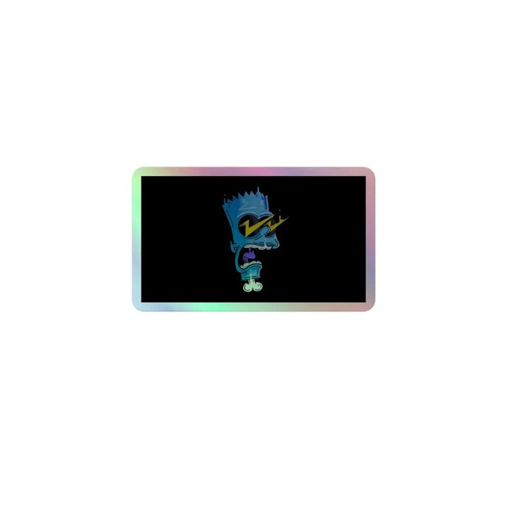 Electric Blue Yeller Holographic Sticker Sheet product image (1)