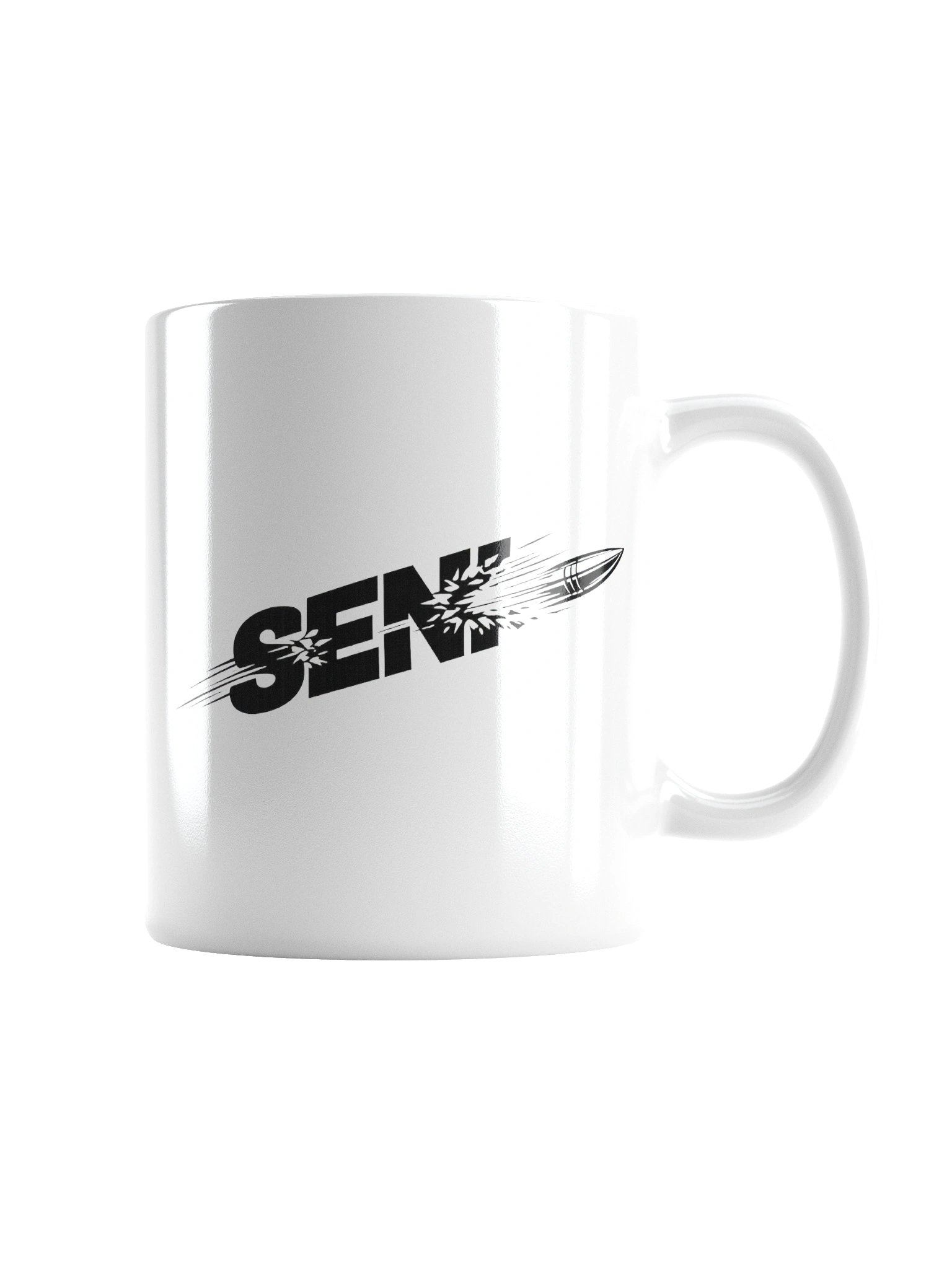 Bullet White Glossy Mug product image (5)