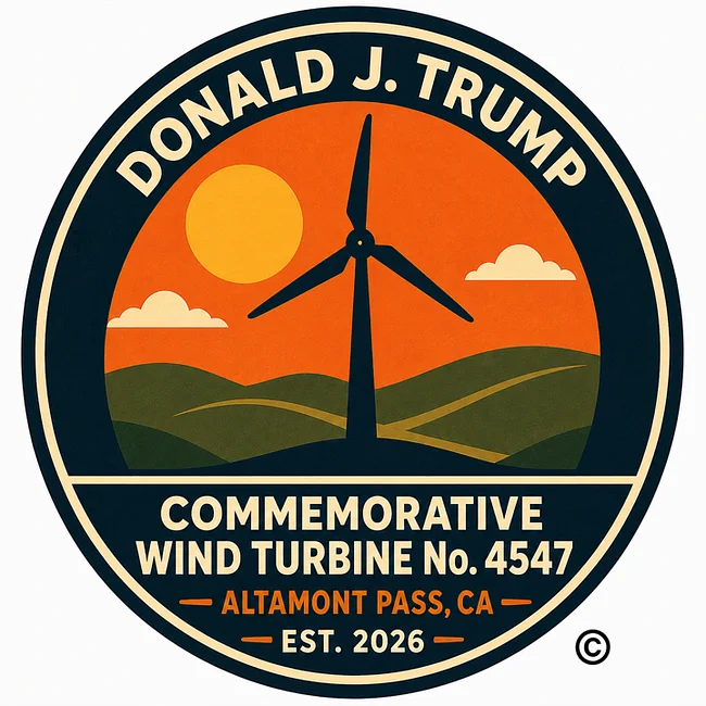 Donald J. Trump Commemorative Wind Turbine No. 4547™