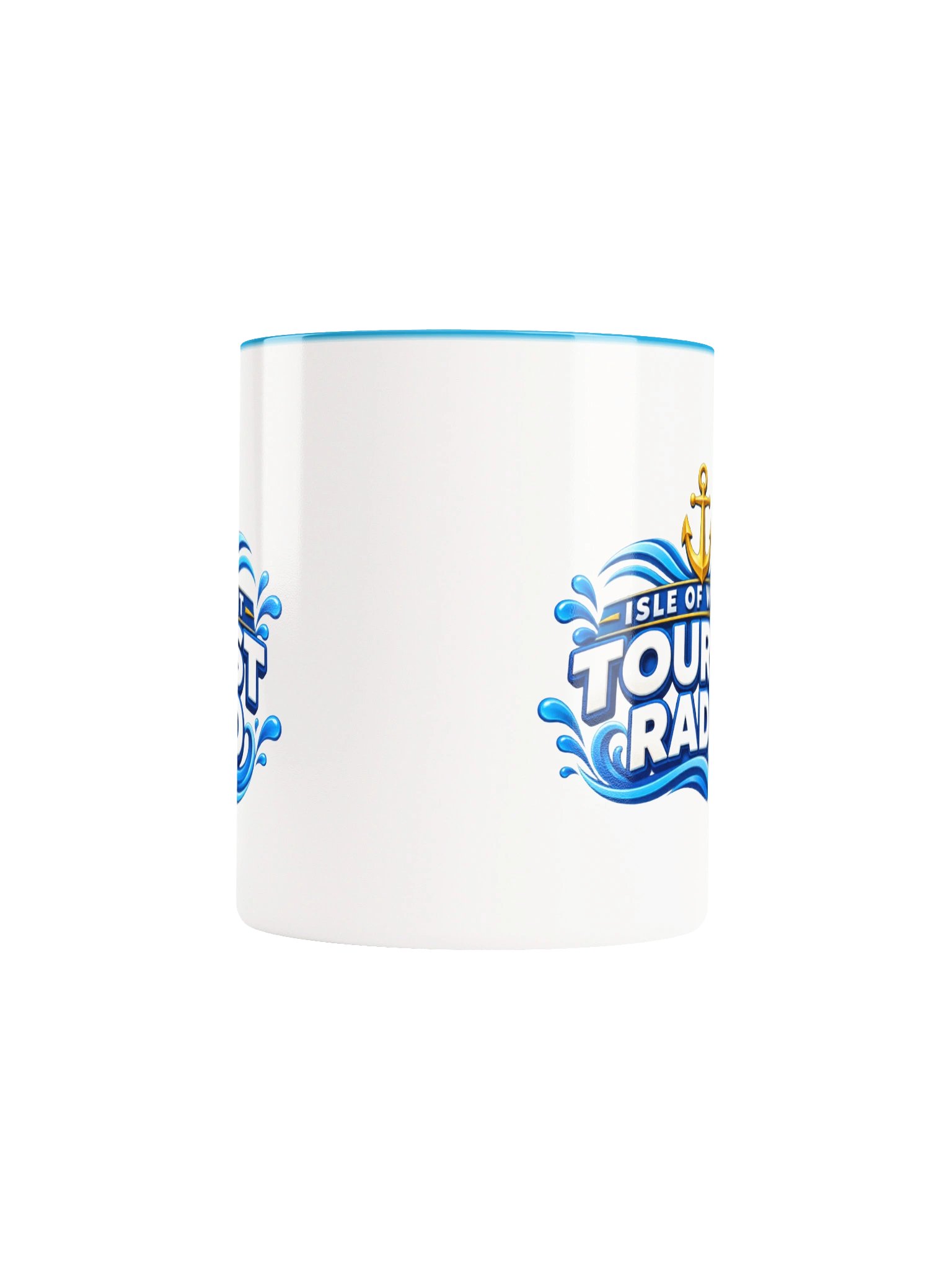 Isle of Wight Tourist Radio Mug – Blue or Yellow Trim product image (5)