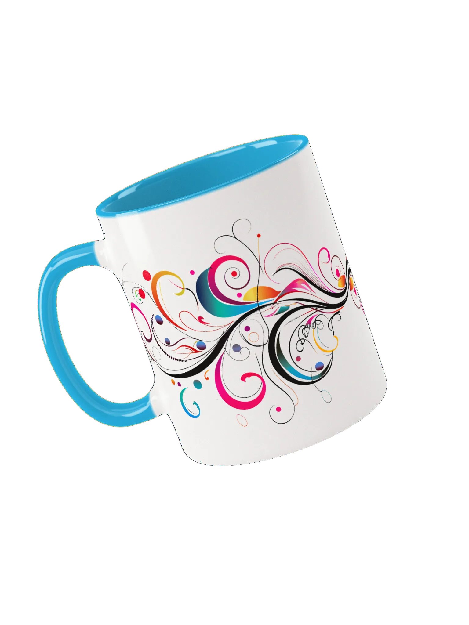 Vibrant Swirls Ceramic Mug product image (17)