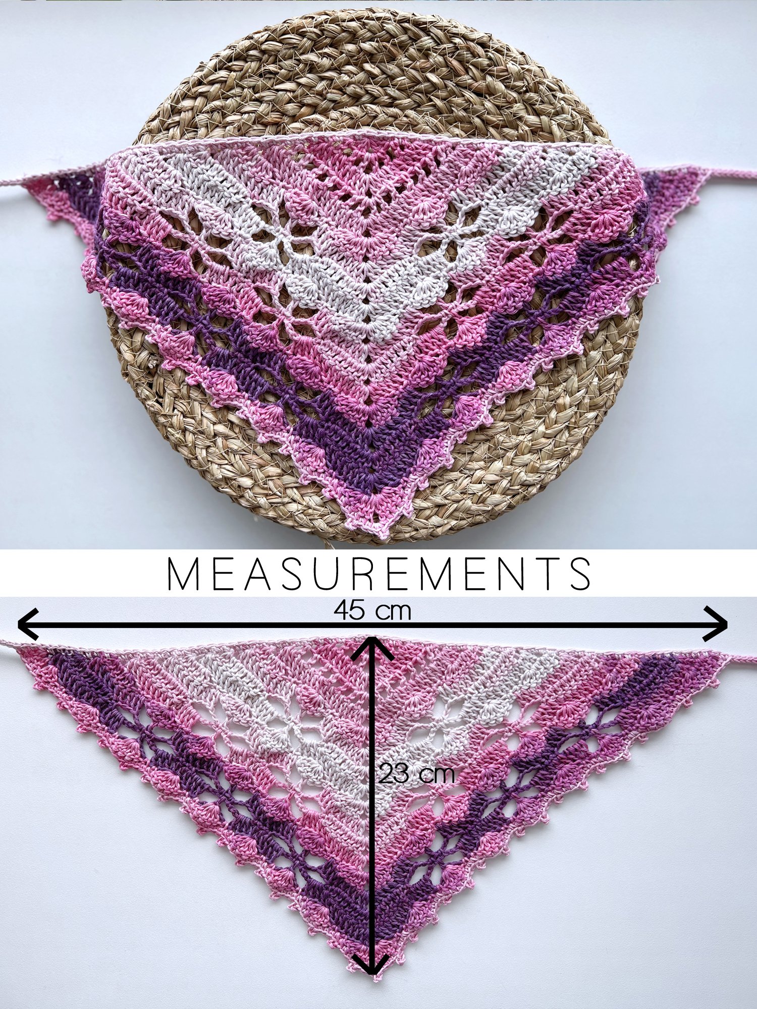 Crochet Pattern: Sakura Bandana V2 product image (2)