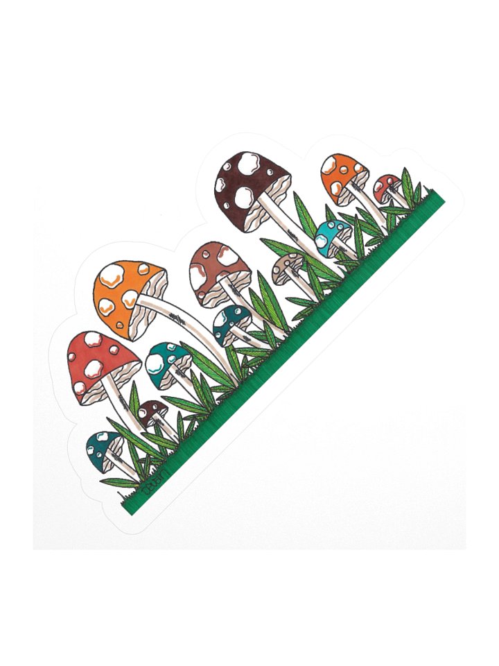 Funky Mushrooms Sticker product image (1)