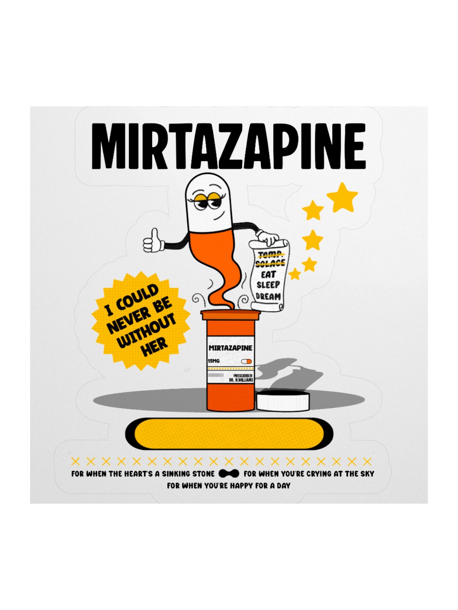 Mirtazapine Sticker product image (3)