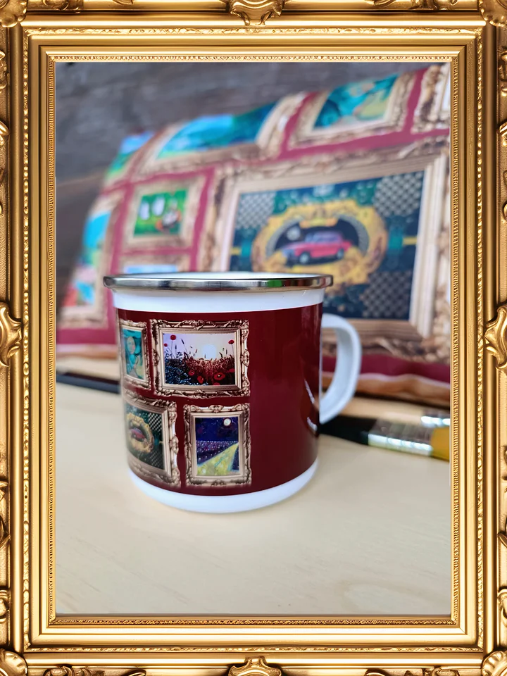 Golden Gallery Collection Enamel Mug product image (2)