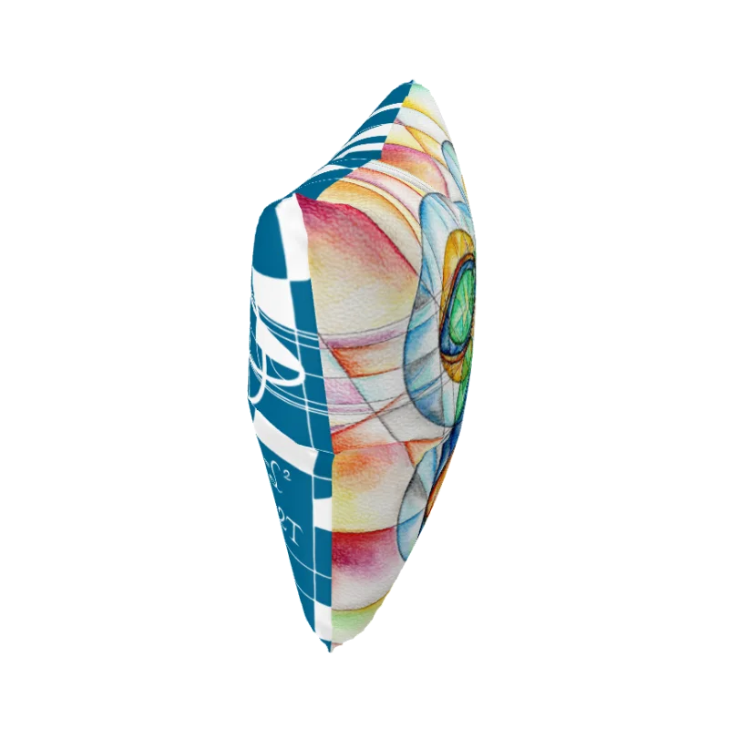 Poinsot's Spaceship Zero - Physics of the Gyroscope Art Pillow product image (4)