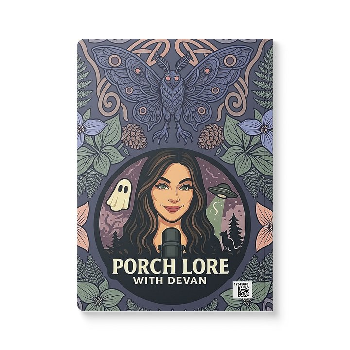 PORCH LORE DEVAN PERIWINKLE MOTH SOFTCOVER JOURNAL product image (3)