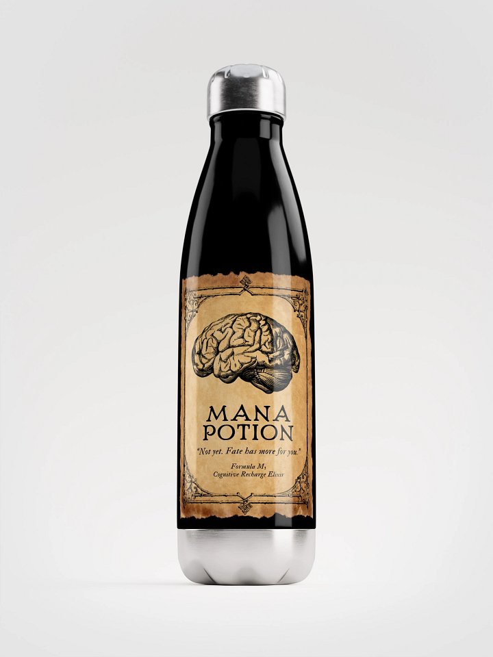 Mana Potion 17oz Insulated Bottle (Parchment Version) product image (1)