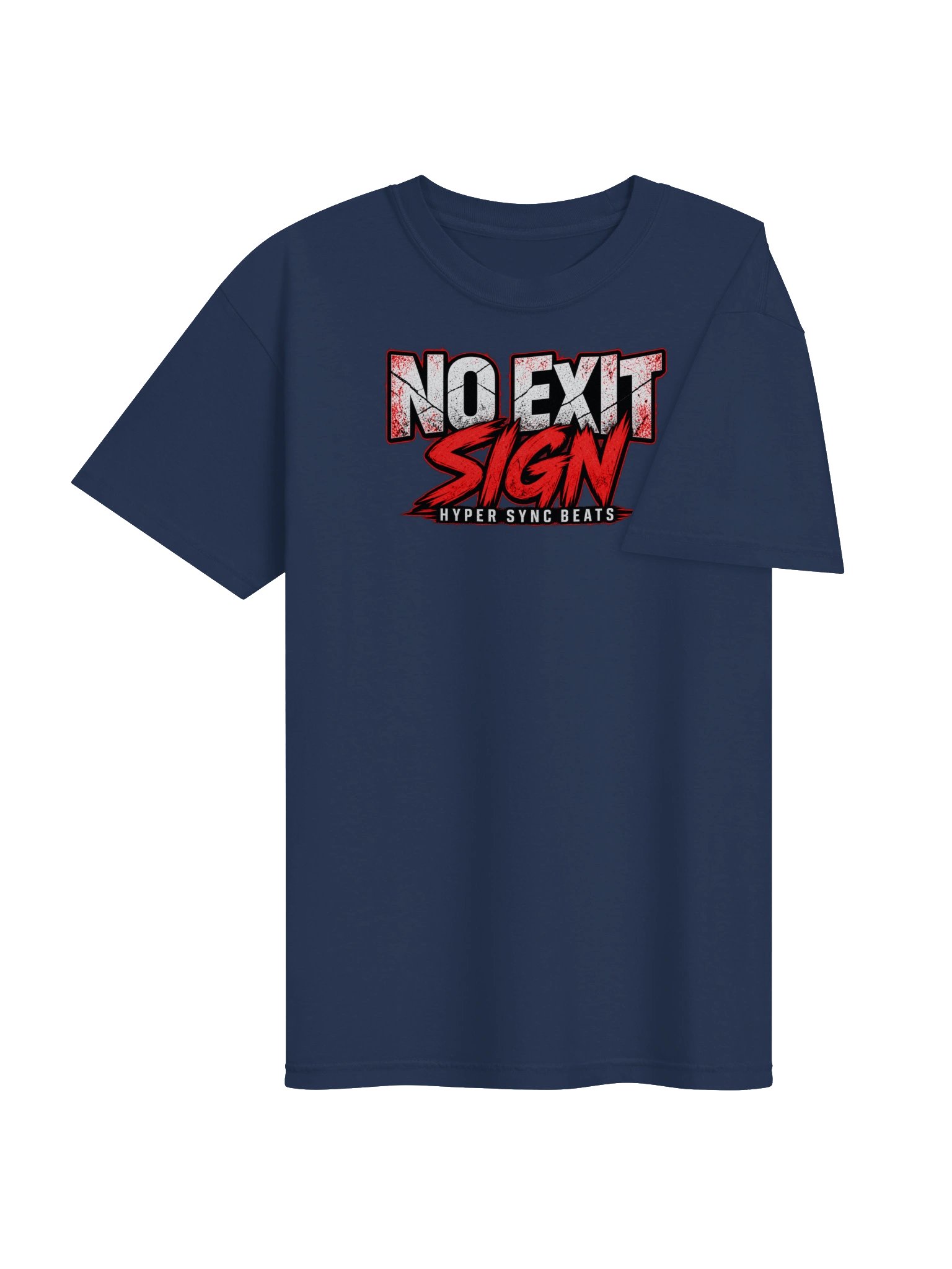 No Exit Sign — Hyper Sync Beats Heavyweight Graphic T-Shirt product image (4)