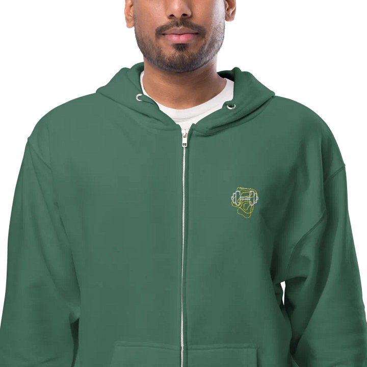 FitFusion Zip-Up Cotton Unisex Hoodie product image (8)