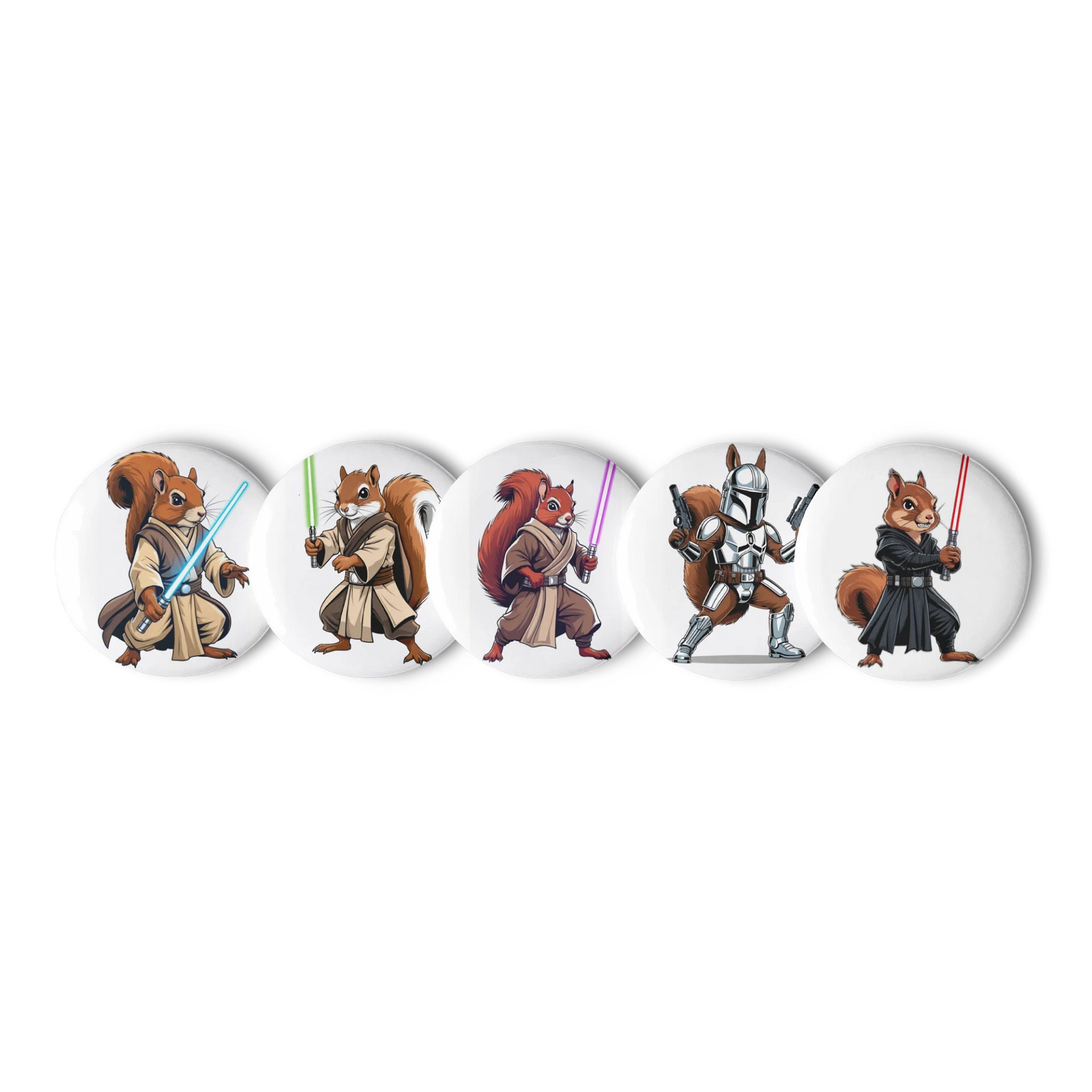 Squirrel Wars Button Set product image (1)
