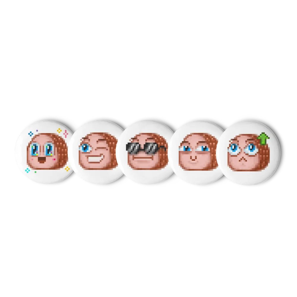 Ham Emoji Buttons (Set 1) product image (2)