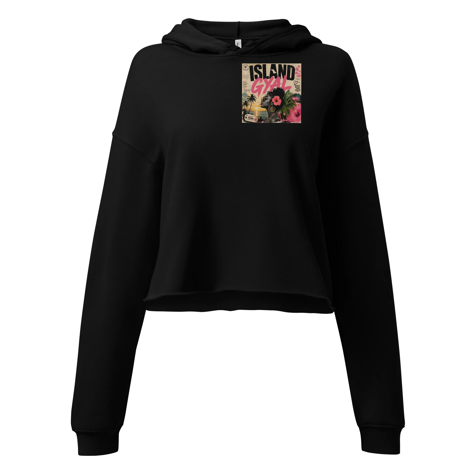 Island Gyal Crop Hoodie product image (1)
