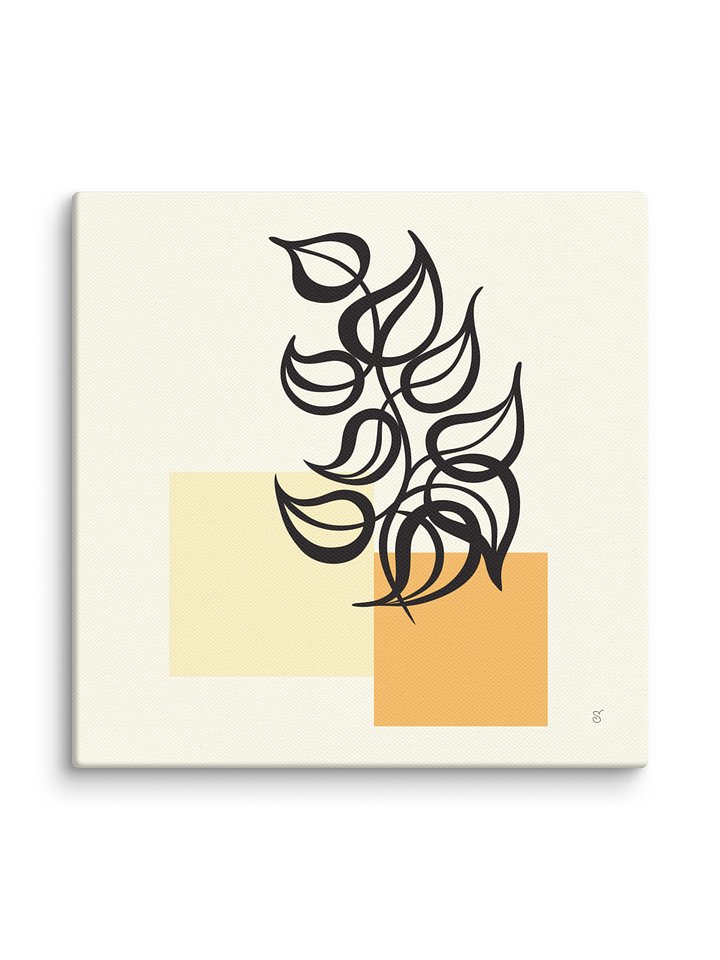 Organic Lines Canvas Print - Abstract Image No. 2 product image (2)