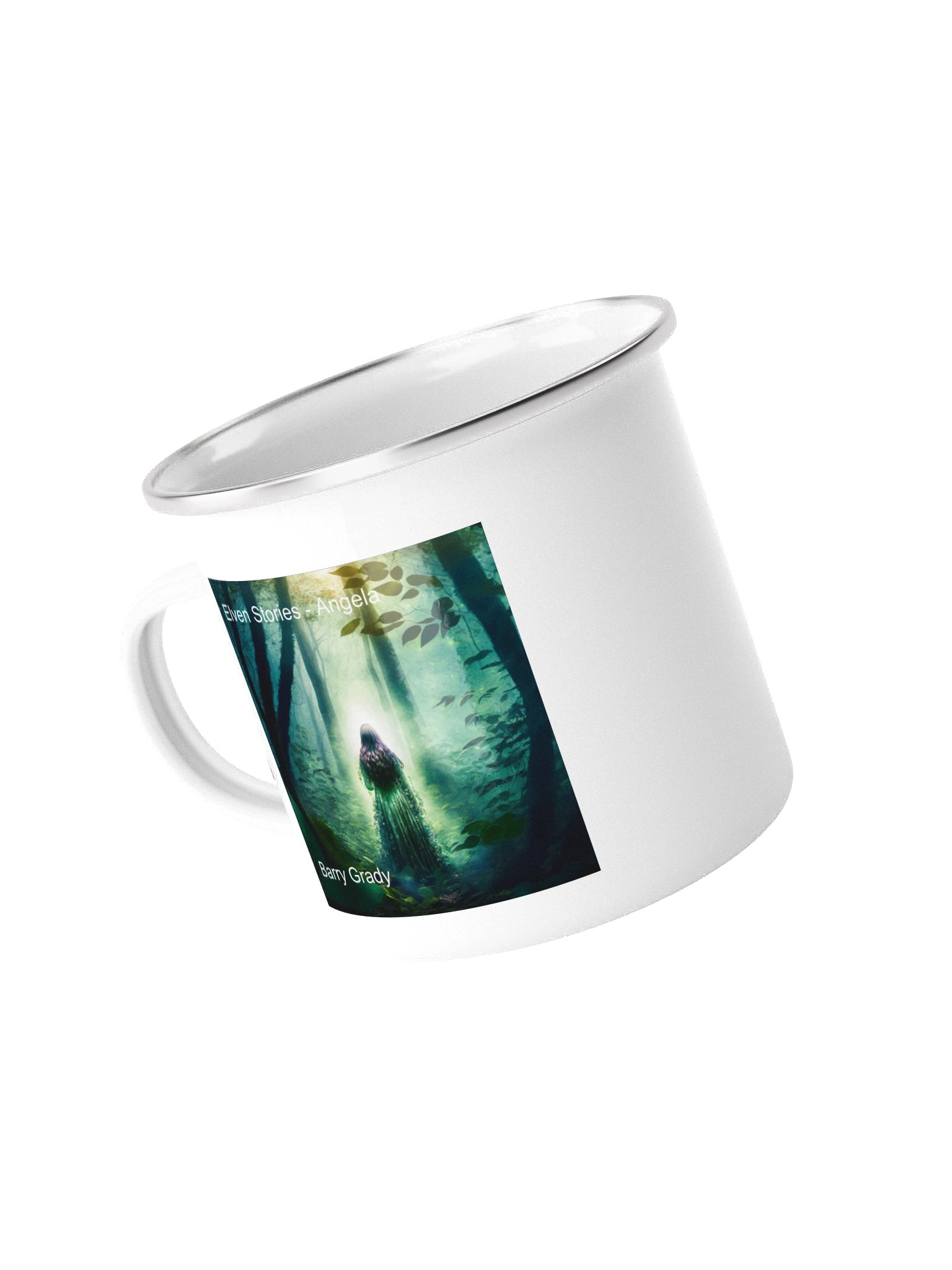 'Elven Stories - Angela' Enamel Mug product image (4)
