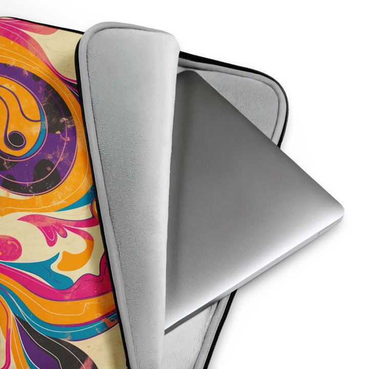 Swirling Dreams Double-Zip Neoprene Laptop Sleeve product image (2)