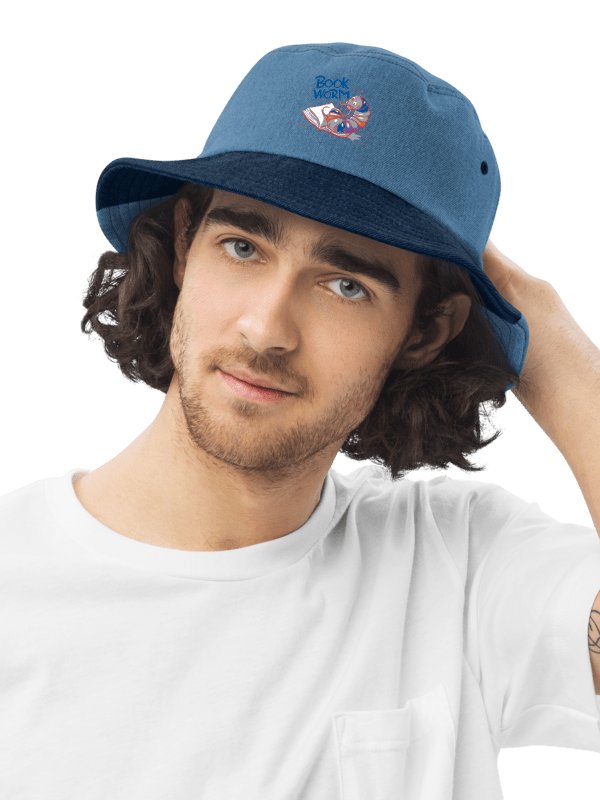 Book Worm Denim Bucket Hat product image (1)