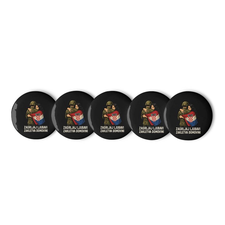 LJUBAV I DOMOVINA - KOMPLET 5 BEDŽEVA product image (1)