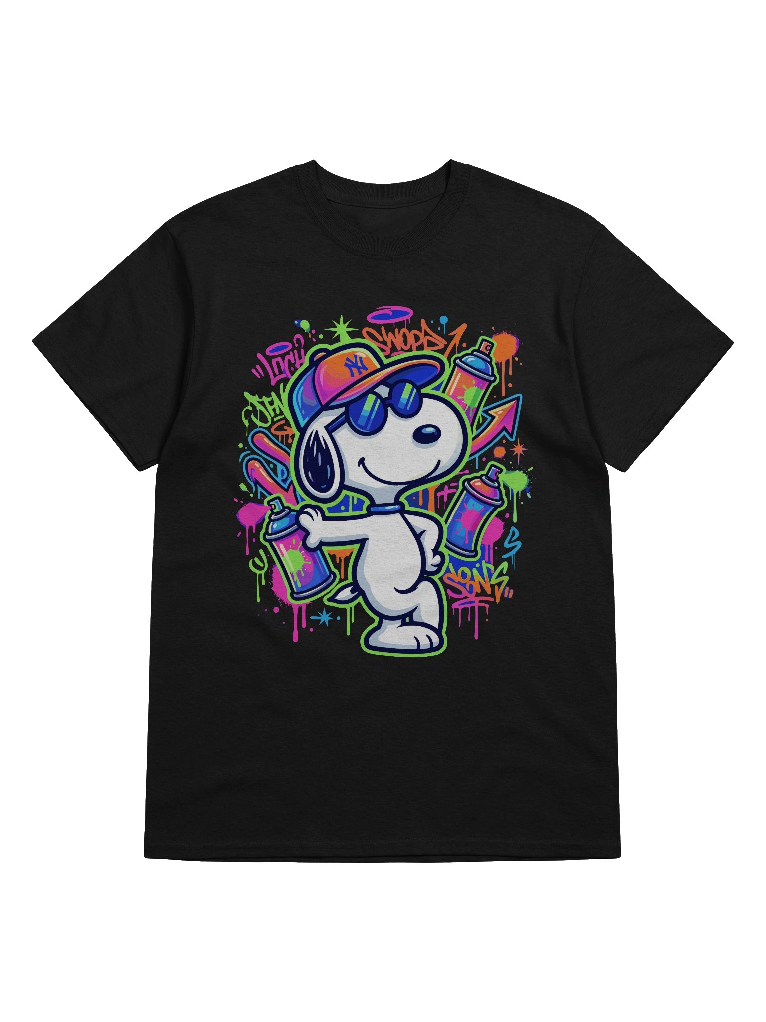 Snoopy graffiti t-shirt product image (39)