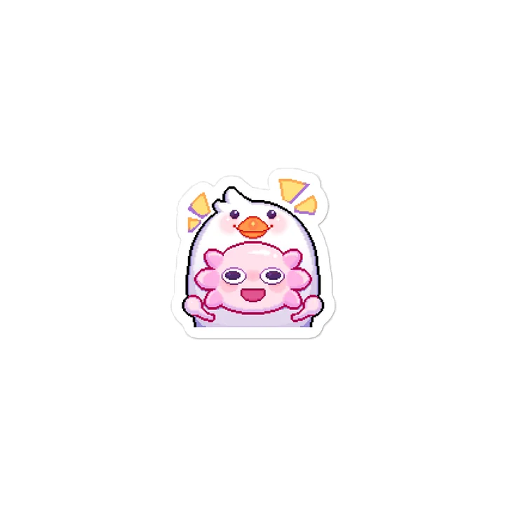 Duck A'lotl Kiss-cut Vinyl Sticker product image (2)